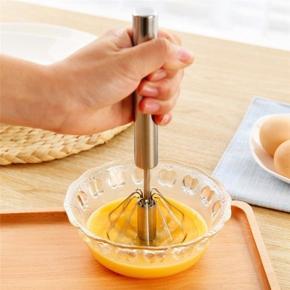 Stainless Steel Rotatable Hand Egg Beater