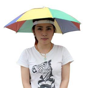 Head Umbrella Hat for Kids and Adults, Hands Free Umbrella Clear for Rain Sunny Golf