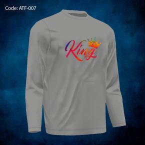 King 2 Ash  long Sleeve T-Shirt For Men