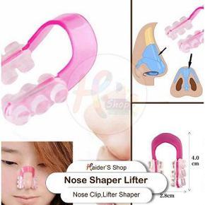 Silicone Nose Shaper Lift Up and Lifting Clip Kit Pink