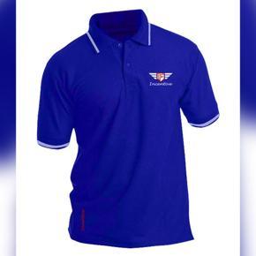 Royol Blue Color Half Sleeve Polo T-Shirt For Men