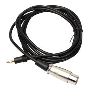 BRADOO 3 Pin XLR Jack to Male Stereo PL 6.35mm 1/4 Plug Connector Adaptor Adapter Converter Audio Mic Microphone