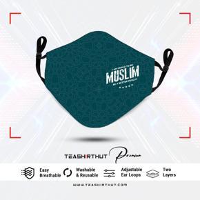 I'm Proud to Be a Muslim Islamic Sublimation Fashion Facemask