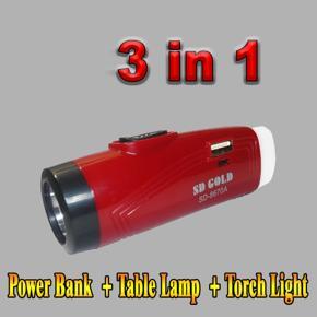 Rechargeable Led Torch Light with Power Bank Facilities Powerful Flashlight Durable high brightness for Reading Room Hand lamp electrical works