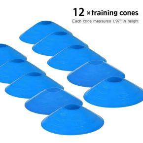 Sports Speed Agility Training Set Includes 1Agility Ladder 12 Disc Cones 4 Steel Stakes 1 Bag for Training Athletes