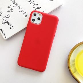 Simple Solid Color Soft Shell Mobile Phone Case Silicone Phone Case For iPhone 11