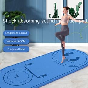 Jump Rope Mat Exercise Cushioning Mute Yoga Mat Sound Insulation & Shock Absorption High Density Board Anti-Noice Mat F