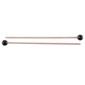 2Pcs Soft Rubber Head Sticks Wood Handle Bell Mallets for Glockenspiel Xylophone Bell Music Instruments Parts