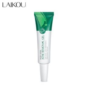 LAIKOU Natural Aloe Acne Treatment Gel Cream Face Serum Moisturizing Anti Acne Removal Scar Pimples Oil Control Soothing Face Care 15g