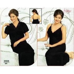 Exclusive, Fashionable, Stylish and Comfortable Night Dress (2 Part) Long  Suits For Woma-1