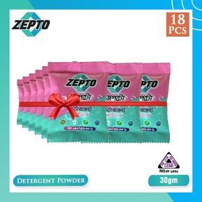 Zepto 30gm Detergent Powder - 18pcs