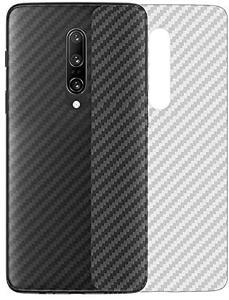 OnePlus 7 Pro Back Carbon Fiber Sticker Protection 3D-Transparent