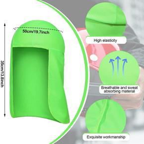 4 Pcs Hard Hat Shade Neck Protection Sun Shade Hat Neck Protector Hard Hat Liner and Neck Bandana Face Scarf
