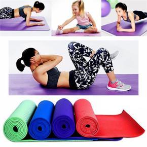 Yoga and Exercise 6mm Foam & Rubber Mat-Multi Color