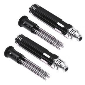 ARELENE 2X 4 In 1 HeXagon Head HeX Screw Driver Tools Set 1.5-3mm Fr RC Helicopter Car