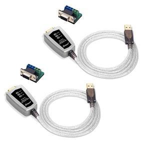 ARELENE 3X DTech USB to RS422 RS485 Serial Port Adapter Cable with FTDI Chipset 5 Position Terminal Board