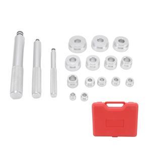 Bearing Race Seal Installer Remover, Strong Grip 17 Pieces Bushing Driver Tool Set for Wheel Bearings