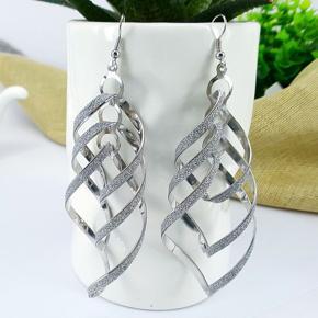 Trendy New Popular Punk Style Dangle Drop Earrings for Girls Simple Stylish/ Fashionable Earring for Women Simple Stylish Fashion - Spiral Earrings for Women/ Products from China