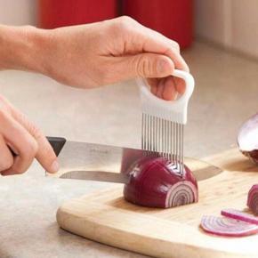 Vegetables Slicer Cutting Aid Holder Guide Slicing Cutter Safe For Kitchen Work