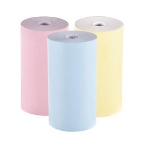 Aibecy Color Thermal Paper Roll 57*30mm Bill Receipt Photo Paper Clear Printing for PeriPage A6 Pocket Thermal Printer for PAPERANG P1/P2 mi-ni Photo Printer, 3 Rolls