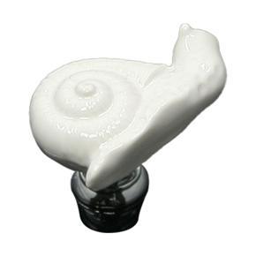Drawer Pull Convenient Snail Shape Ceramic Cabinet Handle