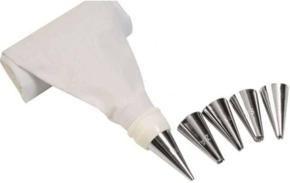 Cakeware 12 Piece Cake Decorating Piping Bag Tips With Steel Nozzles