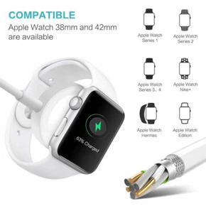 Fast 2 in 1 Smart Watch Wireless Charger For Apple Watch Series 1 2 3 4 USB Magnetic Charging Cable For iPhone 7 8 X Max hot sell