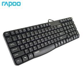 Rapoo K130 Wired Keyboard USB Home Office Desktop Computer Universal Narrow-Edge Keyboard