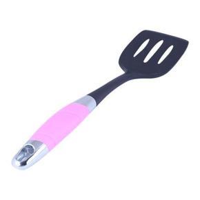 Silicone Heavy Duty Non Stick Spatula Regular Size - 1 Piece Black & Pink Color