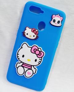 OPPO A12 / OPPO A7 / OPPO A5s - Hello Kitty High Quality 3D Rubber Made Cute Cartoon Lovely Unique Design Soft Ladies Cover