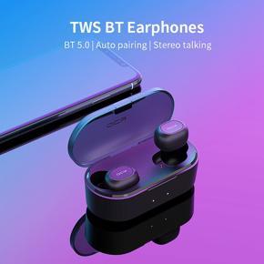 QCY T2C TWS Bluetooth 5.0 Dual Microphone Wireless Sports Earphone with Charging Box