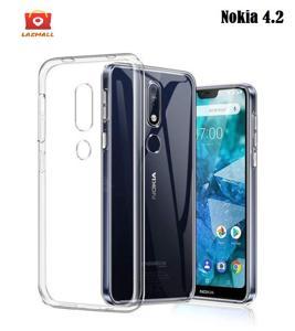 For Nokia 4.2 Case Crystal Clear Gel TPU Silicone Slim Soft Flexible Shockproof Design Back Phone Cover – Transparent