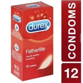 Durex Fetherlite (Thin for greater sensitivity) Condoms - 12pcs