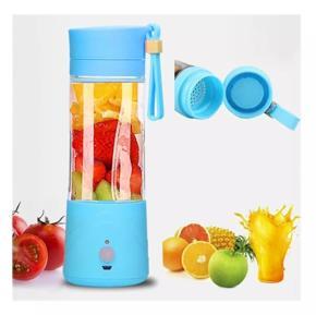 USB Rechargeable Battery New Fashion Electric Juice Blender Six Blades in 3D for Superb Mixing, 380mL