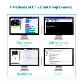 XHHDQES Educational DIY Microprogramming: Bit V1.5 Encoding Kit Smartwatch Wearable with Microbit Board for Risk 3.0