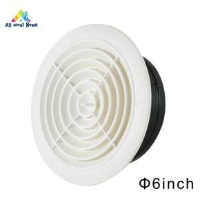 ABH Round Air Vent ABS Louver Grille Cover Adjustable Exhaust Vent for Bathroom Office Ventilation