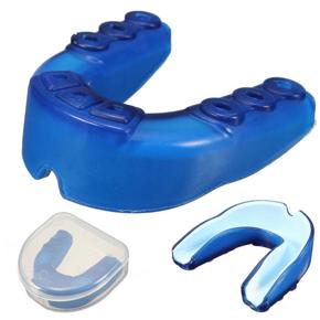 Protection of Teeth Sports Mouth Guard for Boxing Kick Boxing MMA Case Made of EVA Material Mouthpiece with Carrying Case