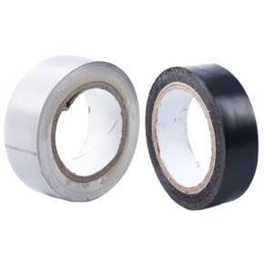 2 Pcs 19mmx10M Duck Duct Waterproof Tape, Black & White