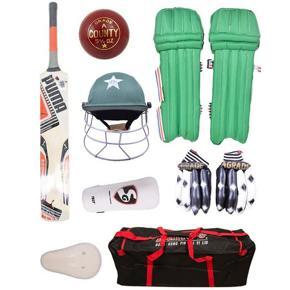 Pack of 8 - Complete Cricket Kit For 9-14 Year Kids