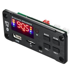 Amplifier 25Wx2 12V Mp3 Decoder d Audio Module Bluetooth 5.0 Wireless Music Car Mp3 Player with Bluetooth
