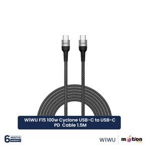 WiWU F15 100w Cyclone USB-C to USB-C PD Cable