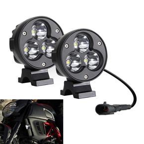 LED Driving Lights 3 inch 60W Spot Beam LED Work Light Fog Lights Pod Lights for Motor ATV Truck Jeep Tractor (2 Pcs)