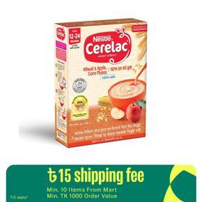 CERELAC Stage 4 Wheat & Apple, Corn Flakes with Milk 400g BiB