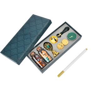 Sealing Wax Set Fine Ceraceous Stamp Kit Clear Engraving for Home Office Invitation Card