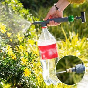 High Pressure Air Pump Manual Sprayer Adjustable Drink Bottle Spray Head Nozzle Garden Watering Tool Garden Irrigation Sprinkler