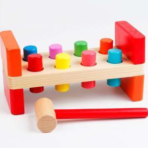 Beat Wooden Toy Desktop Game Children Pile Platform Intelligence Development Wooden Percussion Educational Toys For Kids
