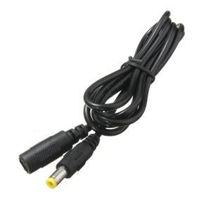 XHHDQES 2X 5.5mm x 2.1mm DC Power Jack Male to Female Extension Cable Cord Lead ConnectorCable Length:1.2 M