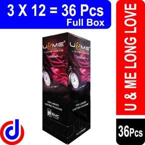 U & Me Long Love Condom 3 x 12 = 36 pcs ( Full Box )