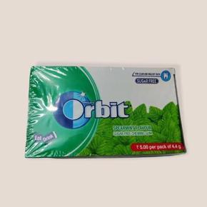 Orbit Chewing Gum Spearmint Flavor Sugar Free = 3 Packet