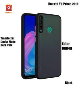 Huawei Y9 Prime 2019 Translucent Matte Case Cover (Shockproof and Anti-Drop Protection) Smoky Frosted Case